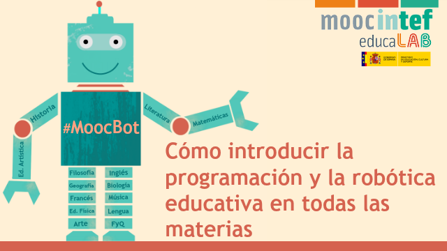Abierta la inscripción en el MOOC “Cómo introducir la programación y la robótica en todas las materias”