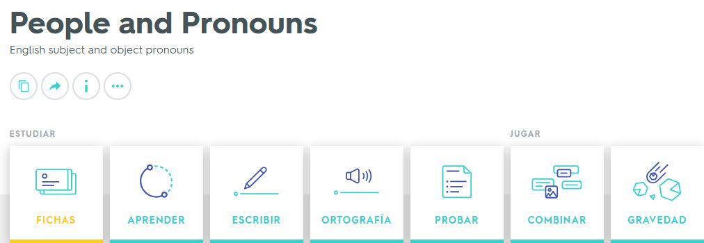  Imagen 2. Ejercicio “People and Pronouns” 