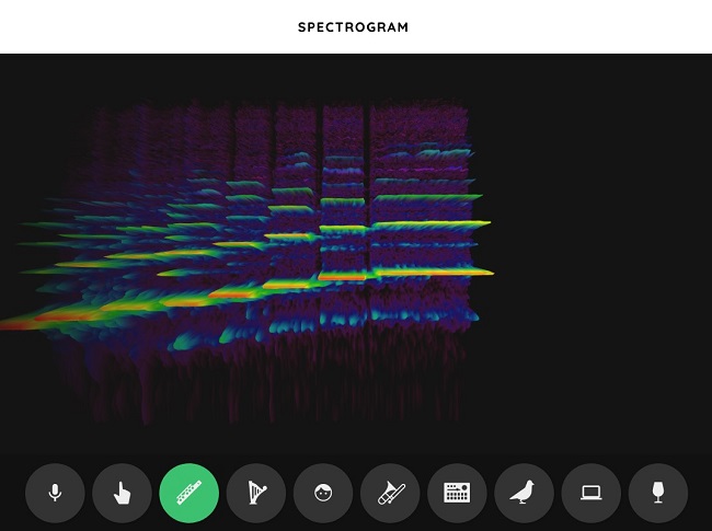  Herramienta “Spectrogram”