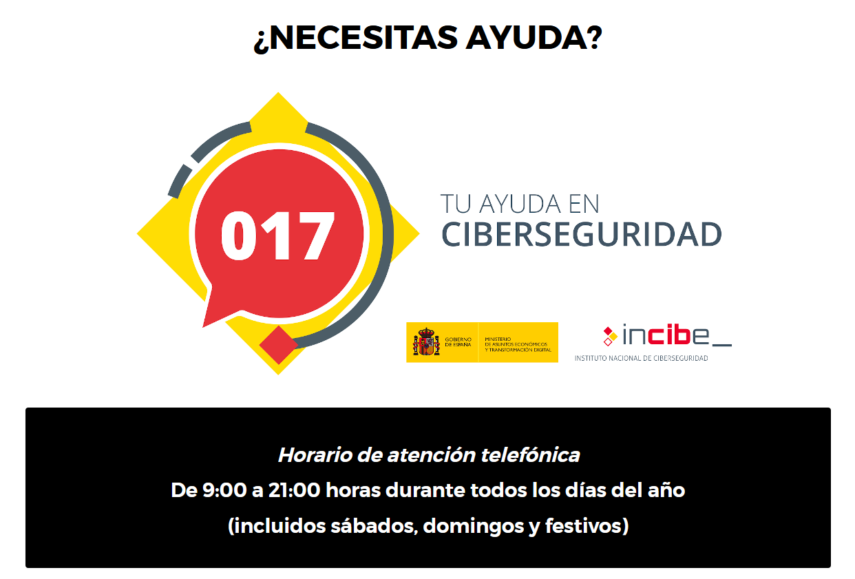 Imagen de Tu Ayuda en Ciberseguridad – INCIBE