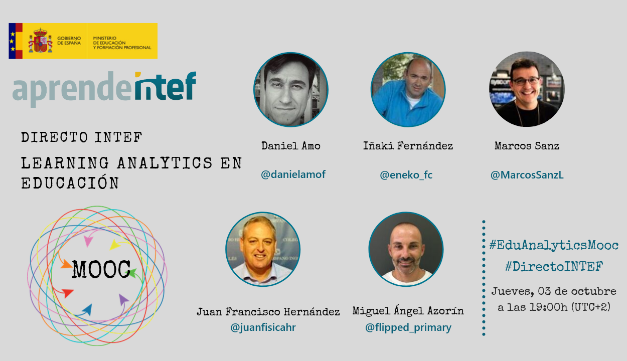 DirectoINTEF: Mesa redonda ‘Learning Analytics en Educación’