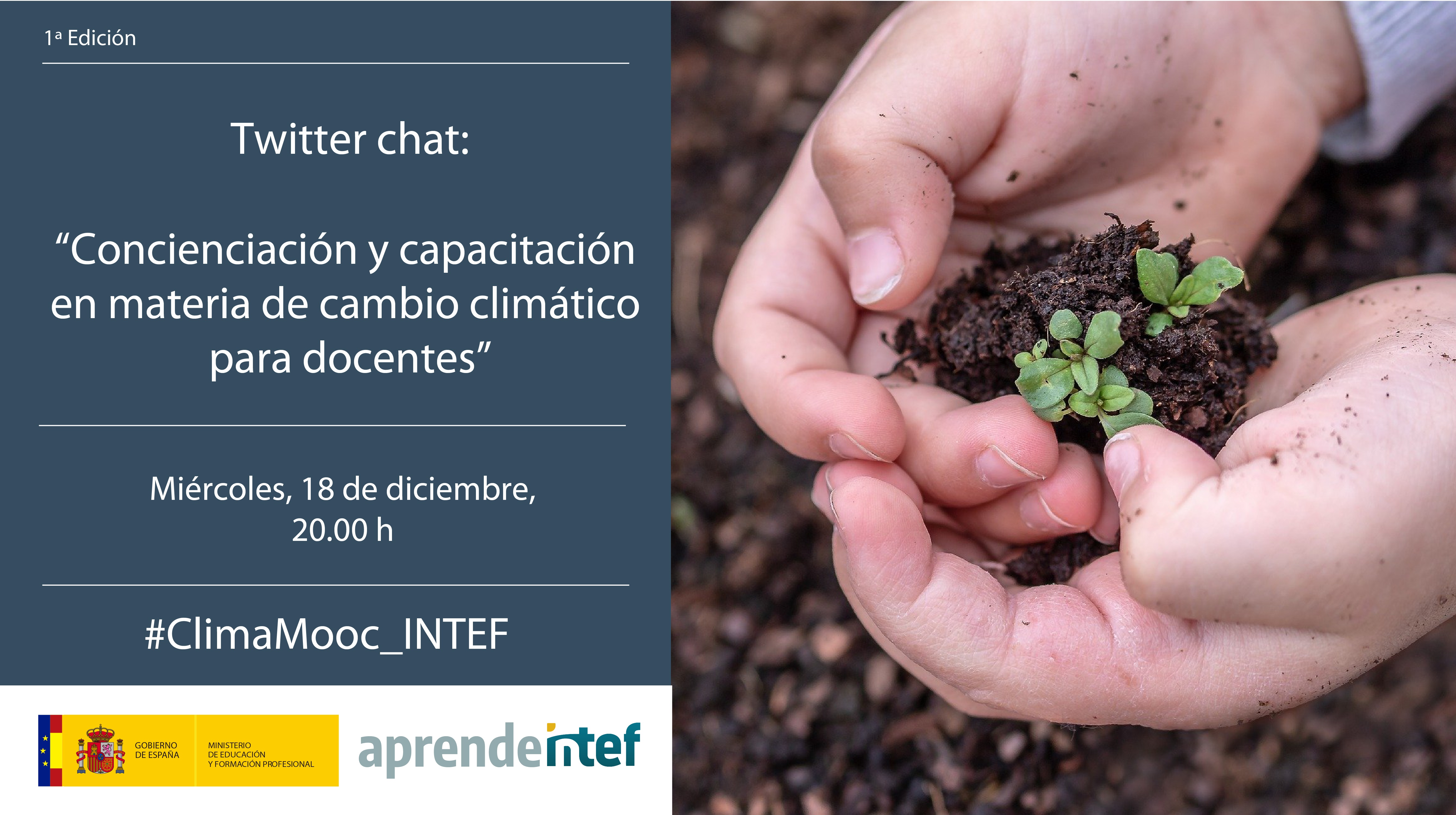 Twitter chat: Concienciación y capacitación en materia de cambio climático para docentes