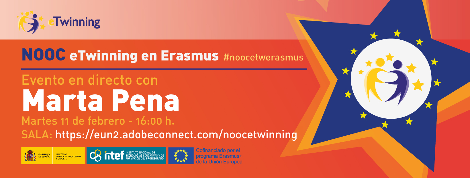 Evento en directo NOOC eTwinning en Erasmus+