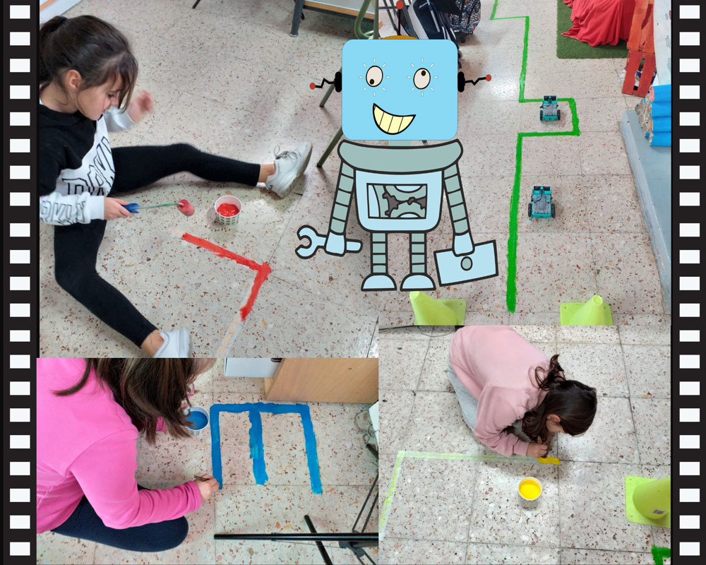 Adaptando el terreno: pintando circuitos para nuestros robots.
