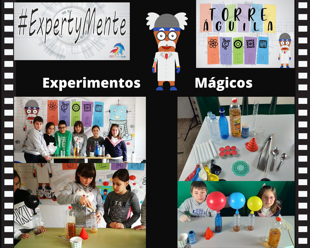 Ejemplo de Experimento Mágico hecho por niños para niños.