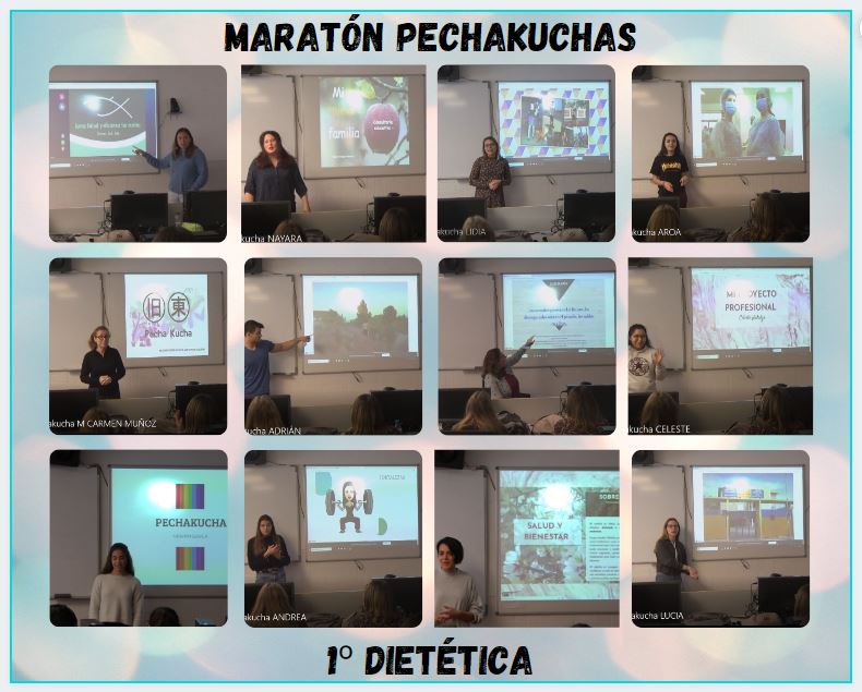 “Maratón de Pechakuchas” de los proyectos profesionales del alumnado de 1º.