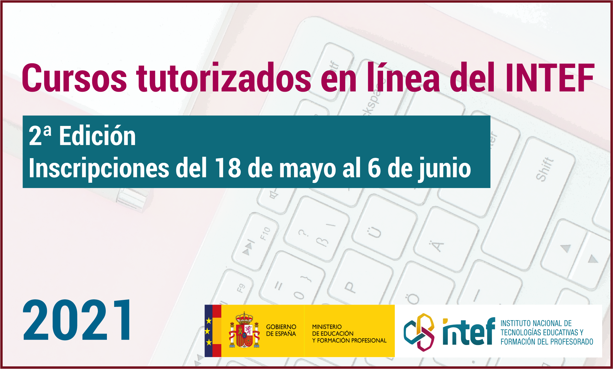 Inscripción en la 2ª edición de cursos tutorizados