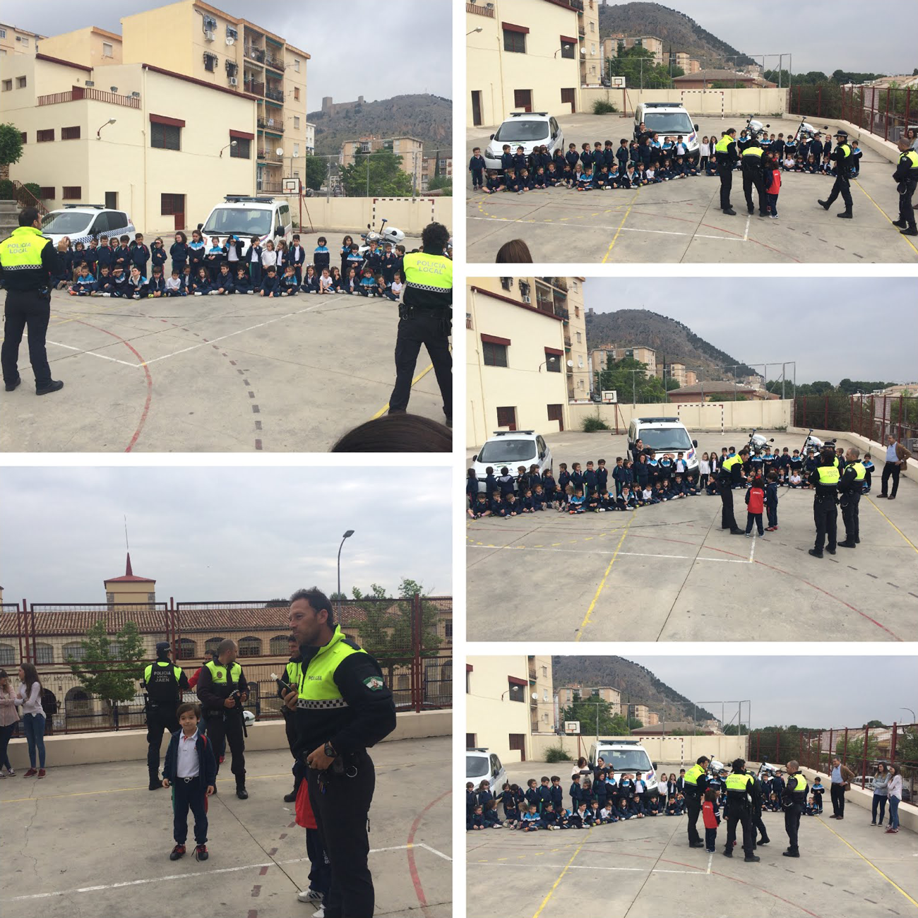 Somos mini- policías locales de Jaén.