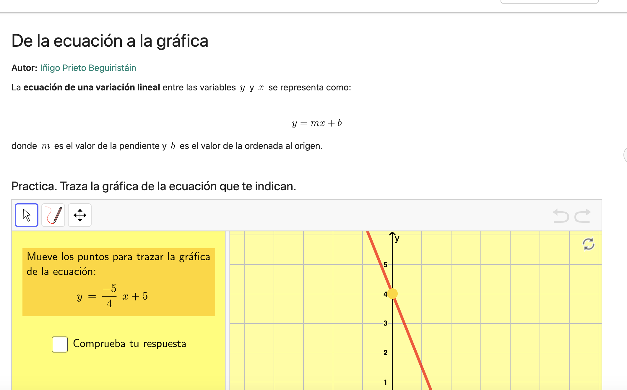 Imagen de De la ecuación a la gráfica