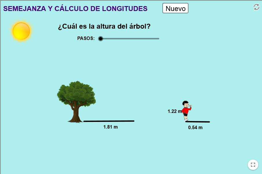 Imagen de Semejanza y cálculo de longitudes