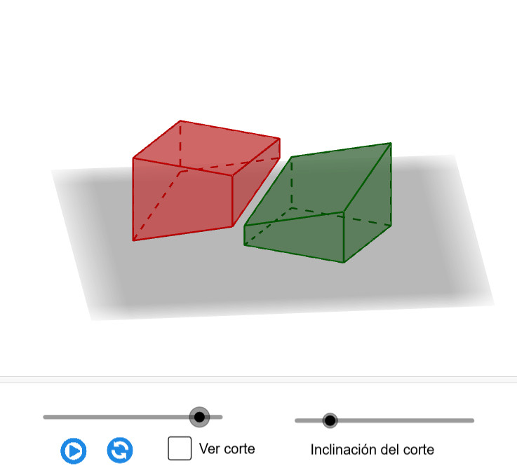 Imagen de Mitad del cubo. Rombos