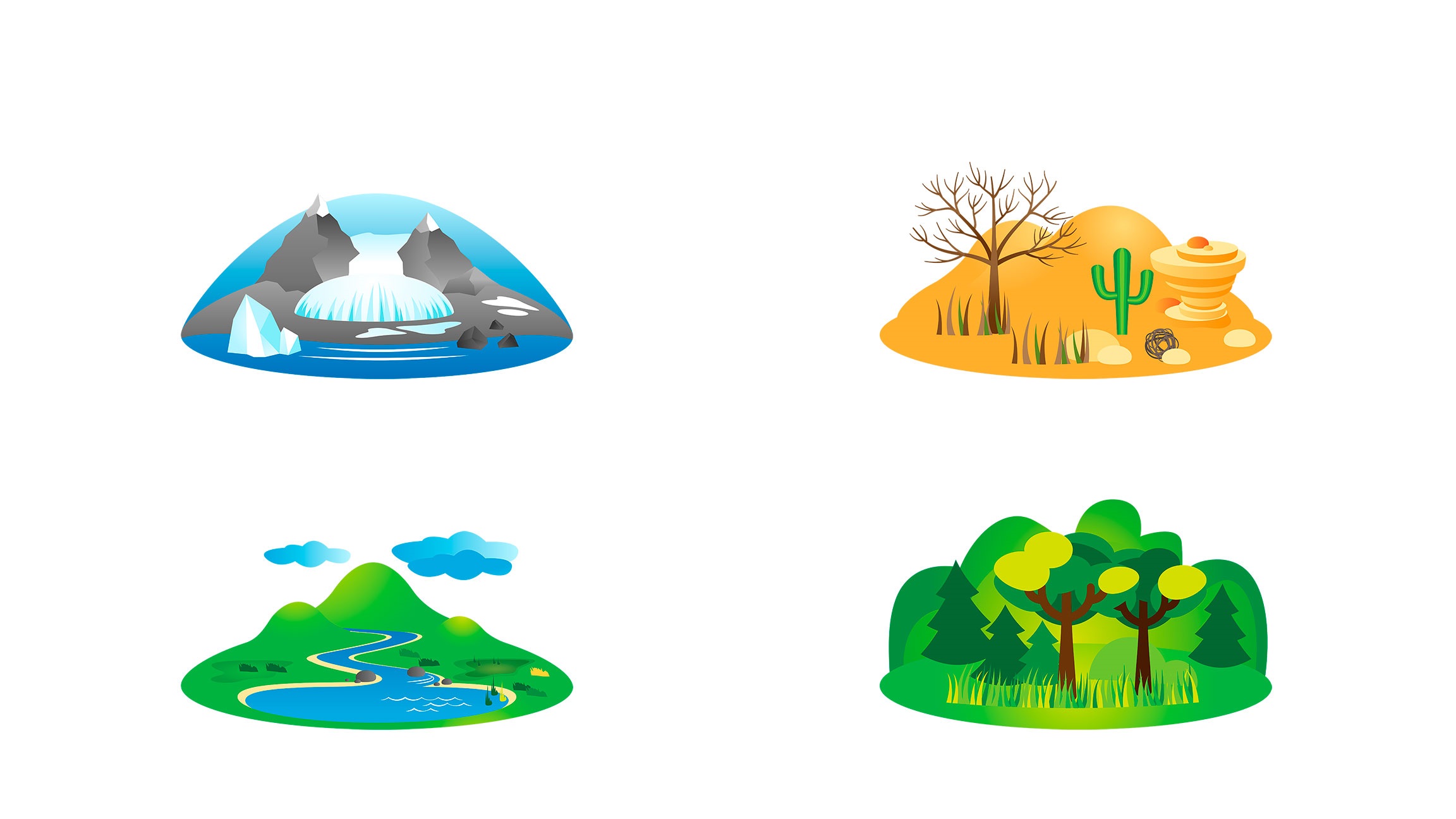 Imagen de Los ecosistemas terrestres de la biosfera