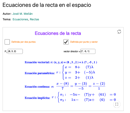 Imagen de Ecuaciones de un plano