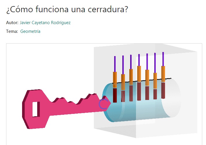 Imagen de Números y Geometría. La llave