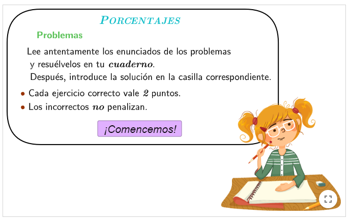 Imagen de Problemas de porcentajes