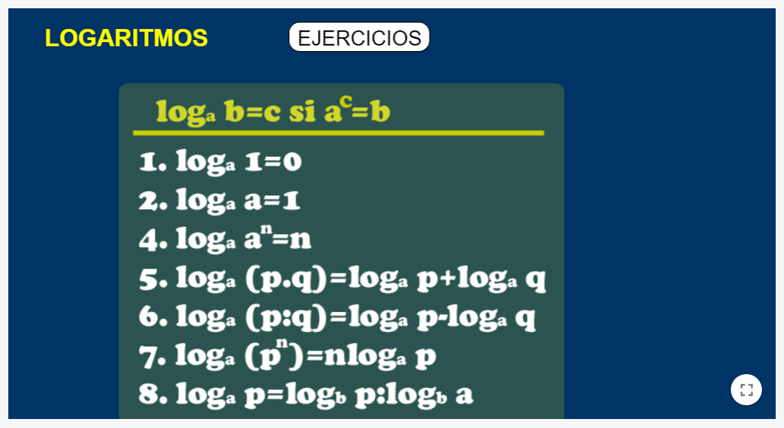 Imagen de Logaritmos: aplica propiedades