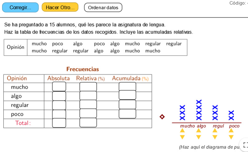 Imagen de Tablas de Frecuencia. Datos cualitativos/discretos