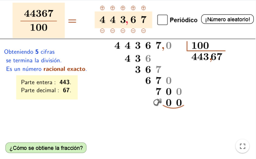 Imagen de Números decimales exactos y periódicos