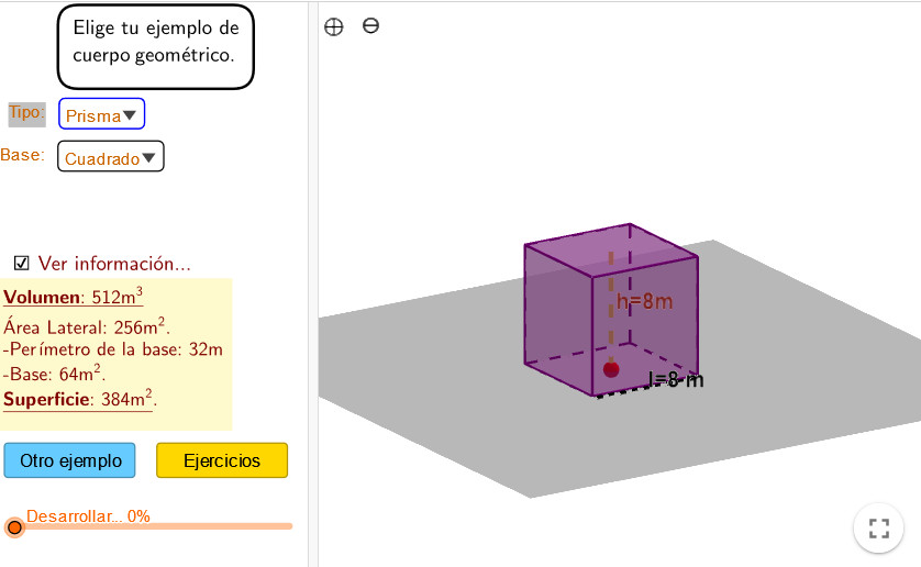 Imagen de Volumen y superficie de cuerpos