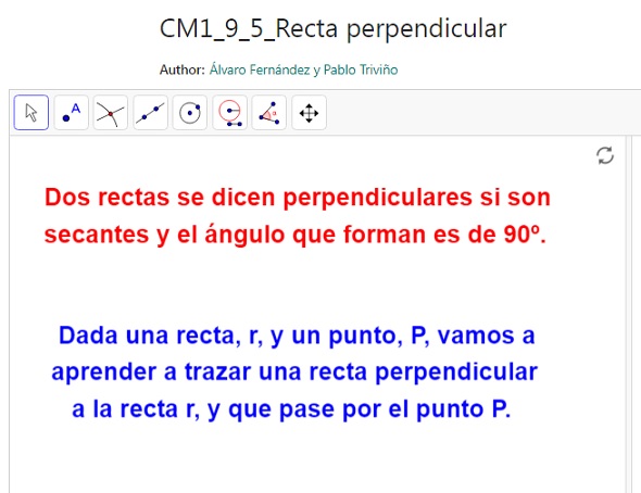 Imagen de Relaciones básicas: Perpendicularidad