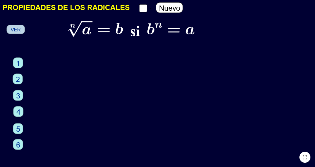 Imagen de Propiedades de los radicales