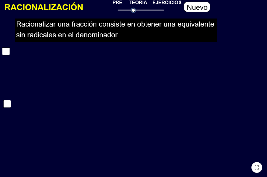 Imagen de Racionalización