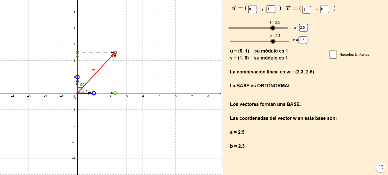 Imagen de Bases ortogonales y ortonormales