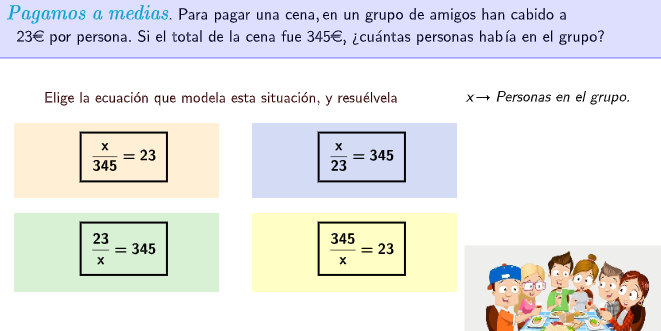 Imagen de Traducir del lenguaje algebraico al cotidiano (y viceversa)