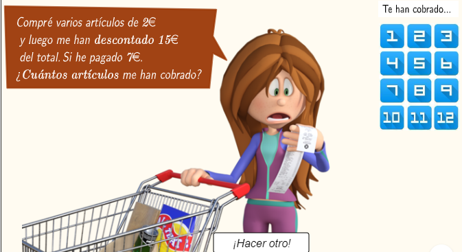 Imagen de De compras con ecuaciones