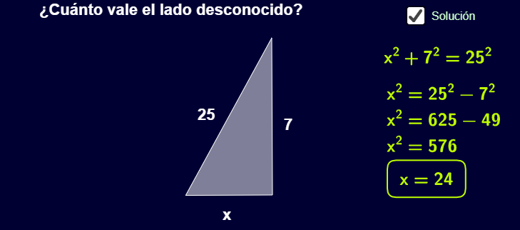 Imagen de Teorema de Pitágoras