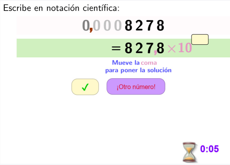 Imagen de Escritura en notación científica