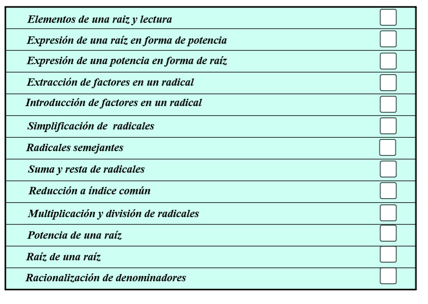 Imagen de Radicación