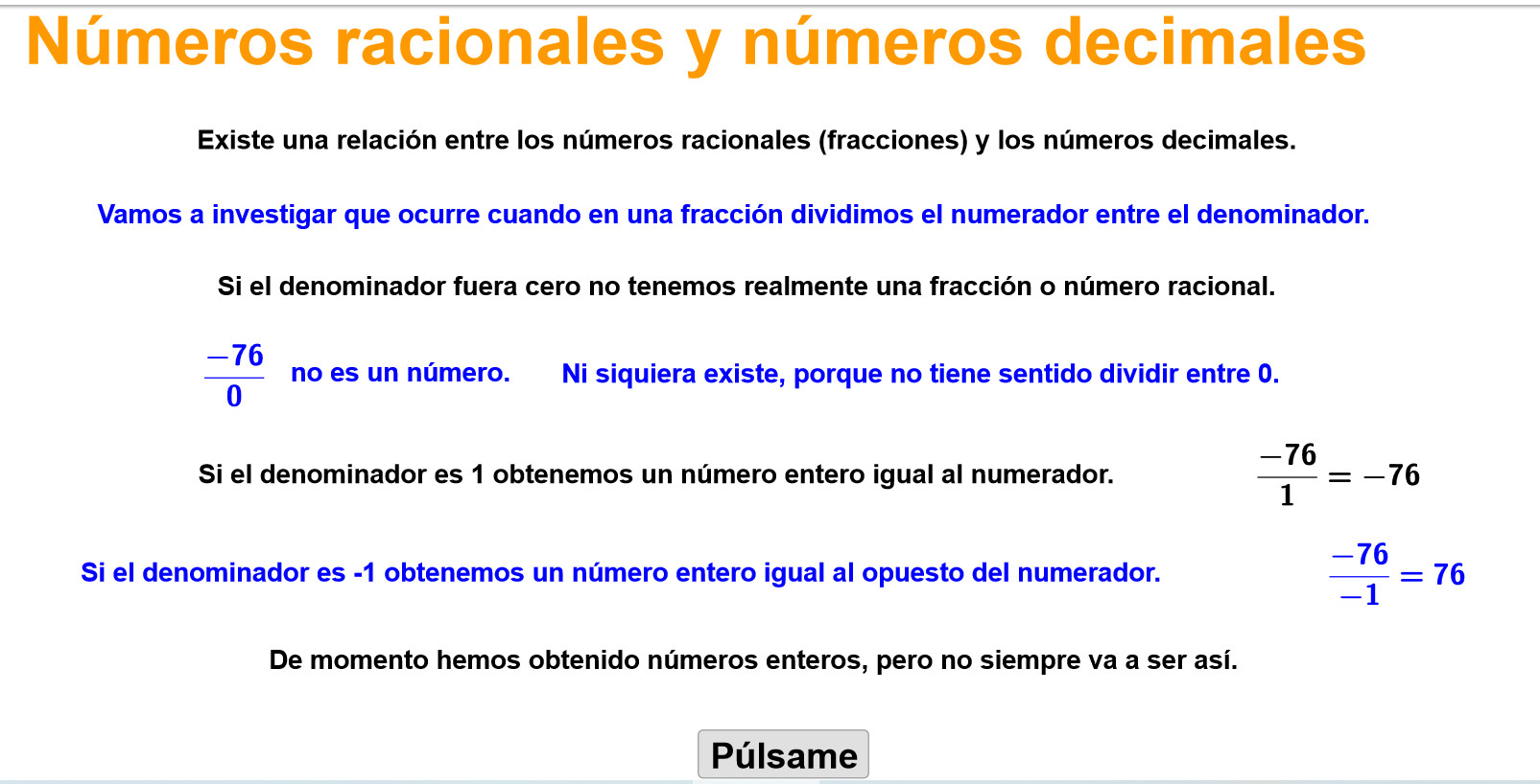 Imagen de Números racionales y números decimales