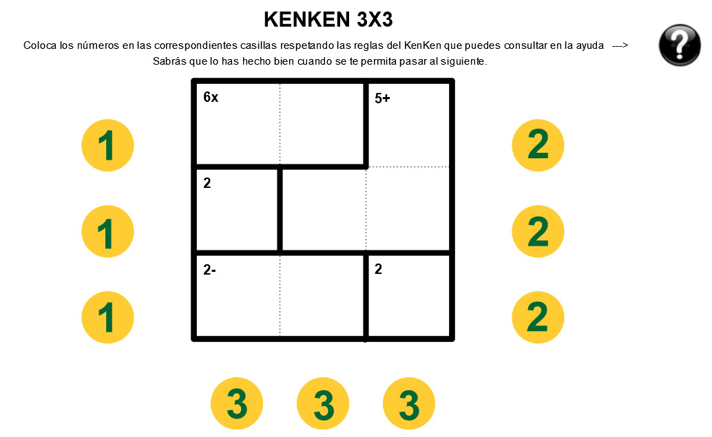 Imagen de KenKen 3×3