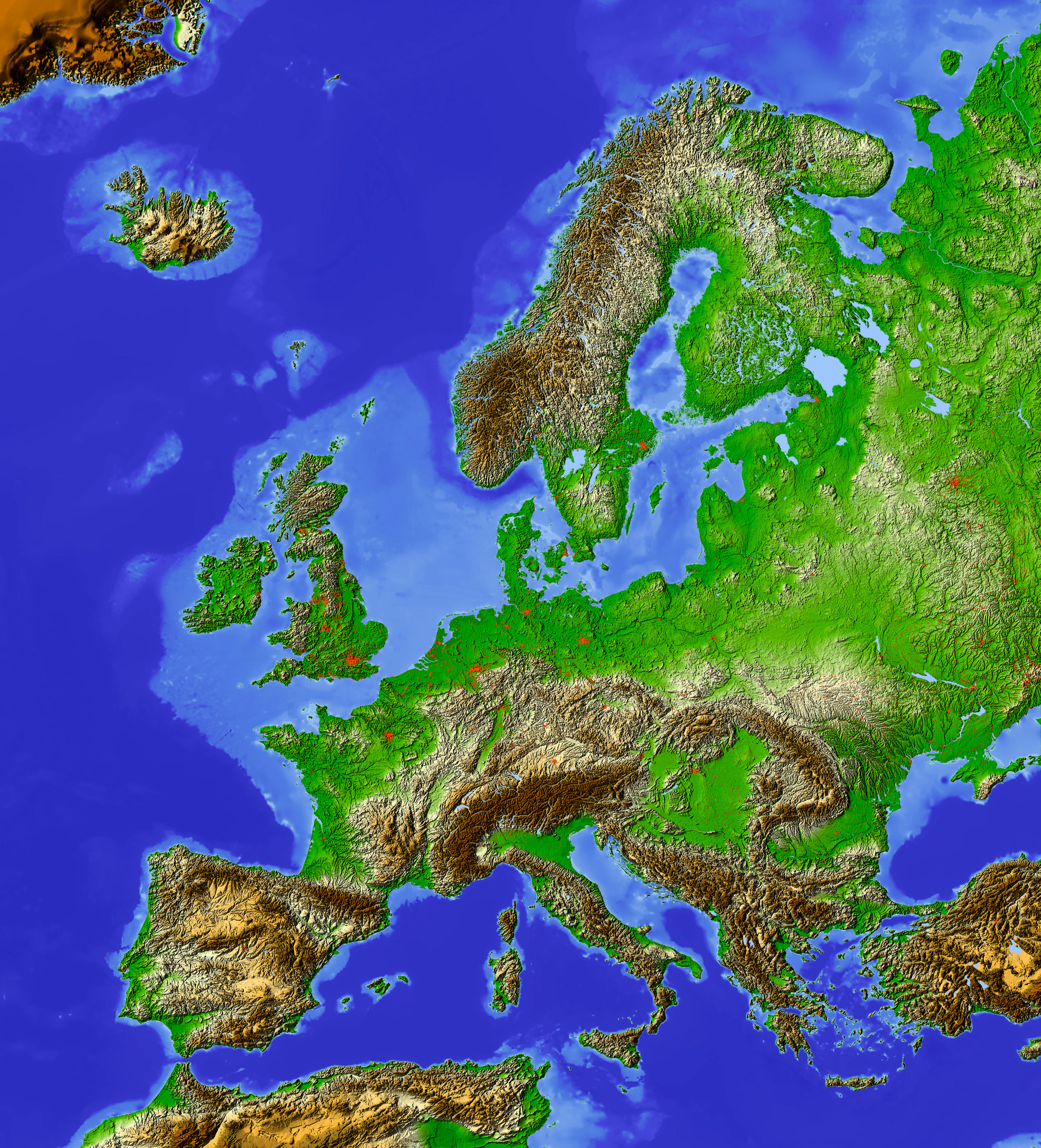 Imagen de La geografía en Europa
