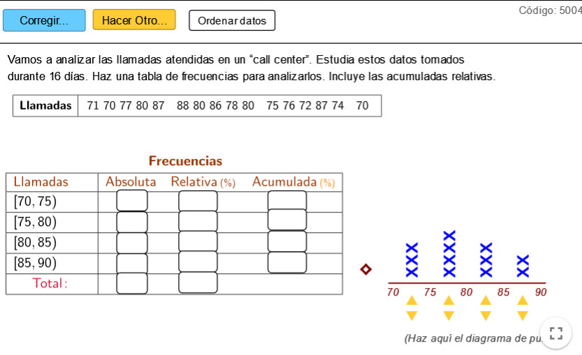 Imagen de Tabla de frecuencias. Datos agrupados