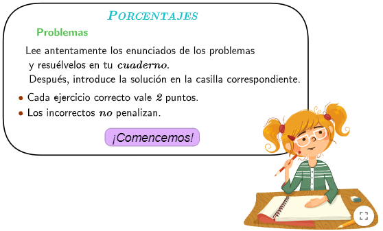 Imagen de Problemas de porcentajes