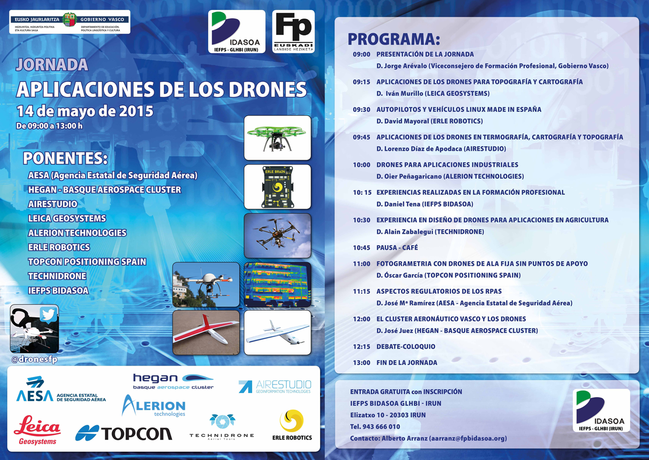 Jornada sobre drones para profesionales