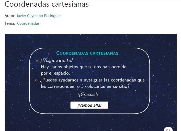Imagen de Coordenadas cartesianas