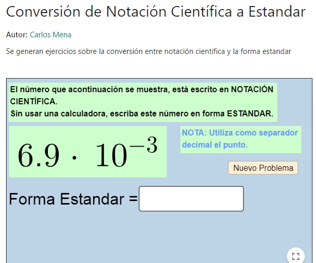 Imagen de Notación científica. Introducción