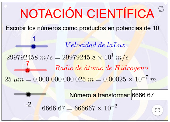 Imagen de Notación científica