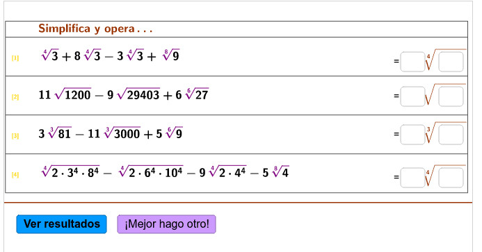 Imagen de Simplificación y suma/resta de radicales