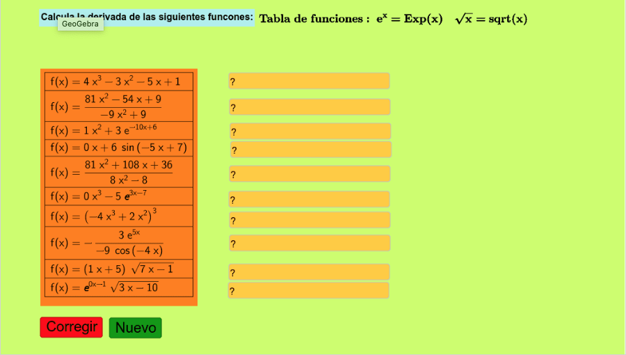 Imagen de Derivadas
