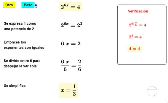 Imagen de Ecuaciones exponenciales