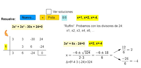 Imagen de Ecuaciones de tercer grado