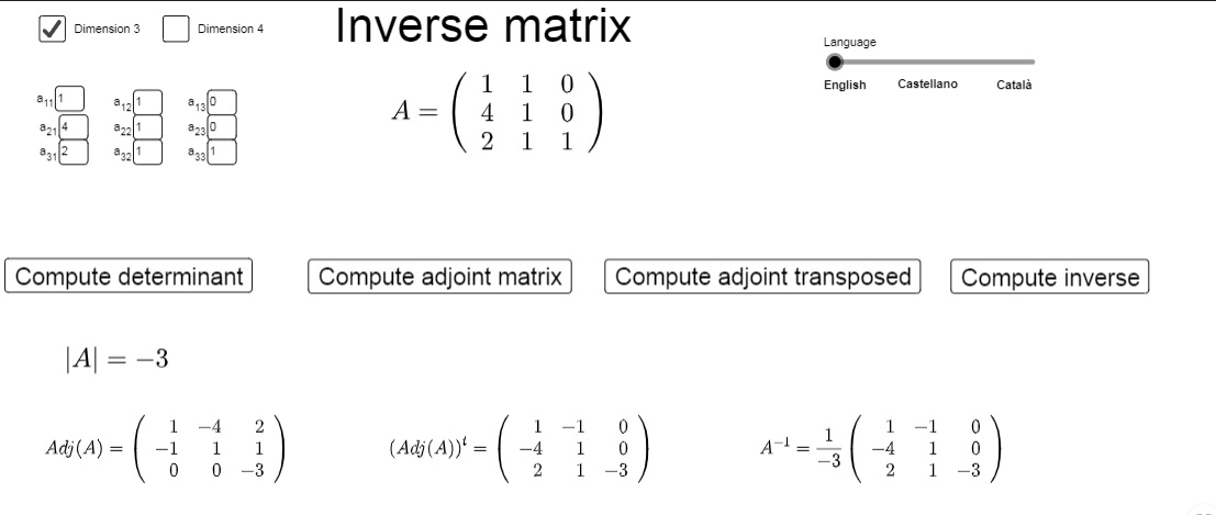 Imagen de Inverse Matrix