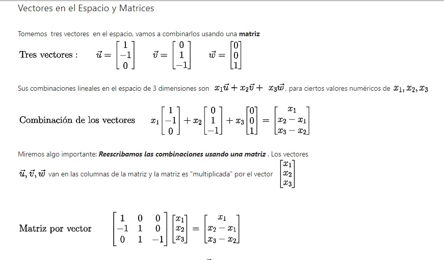 Imagen de Vectores y matrices