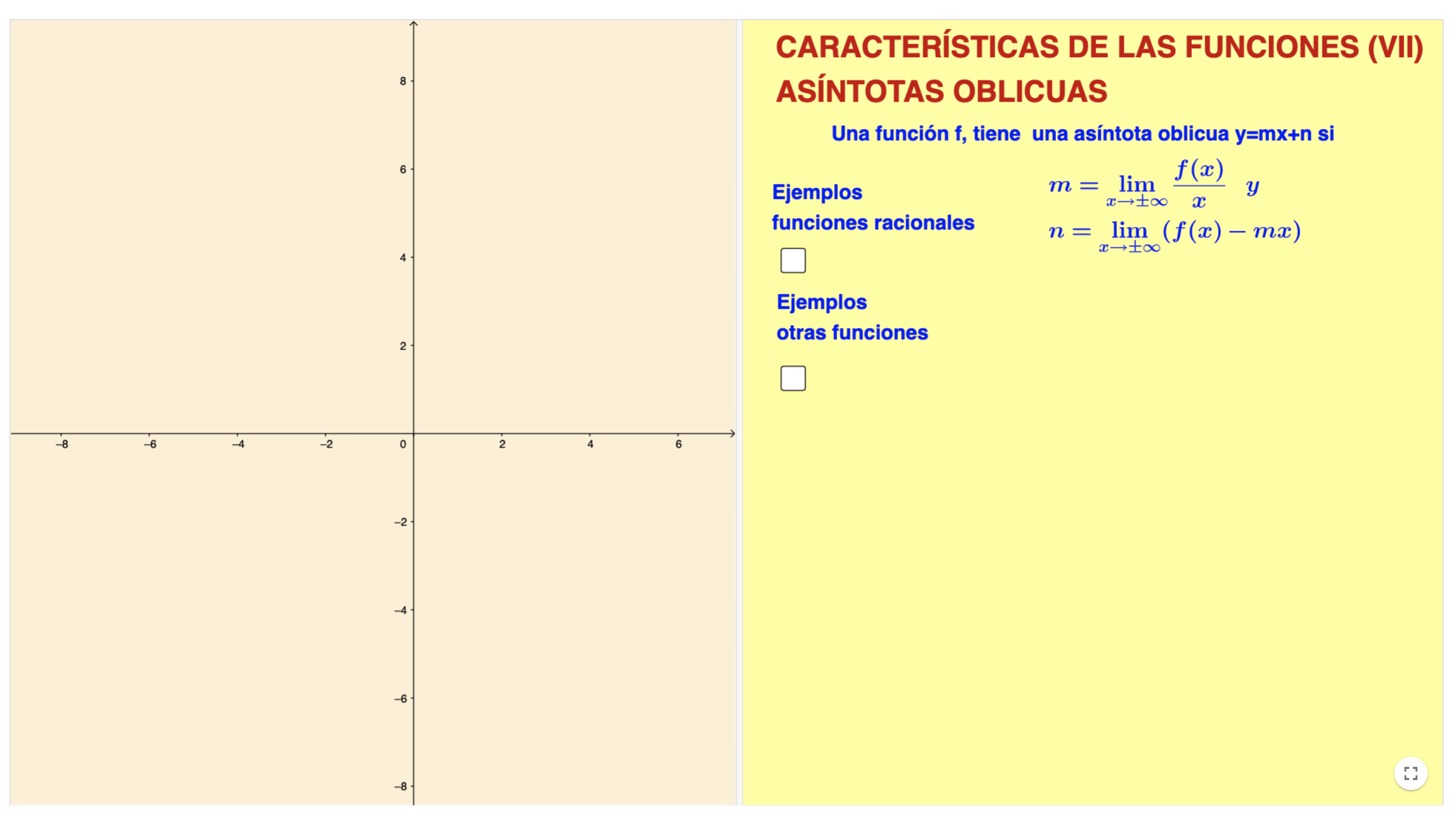 Imagen de Asíntotas oblicuas