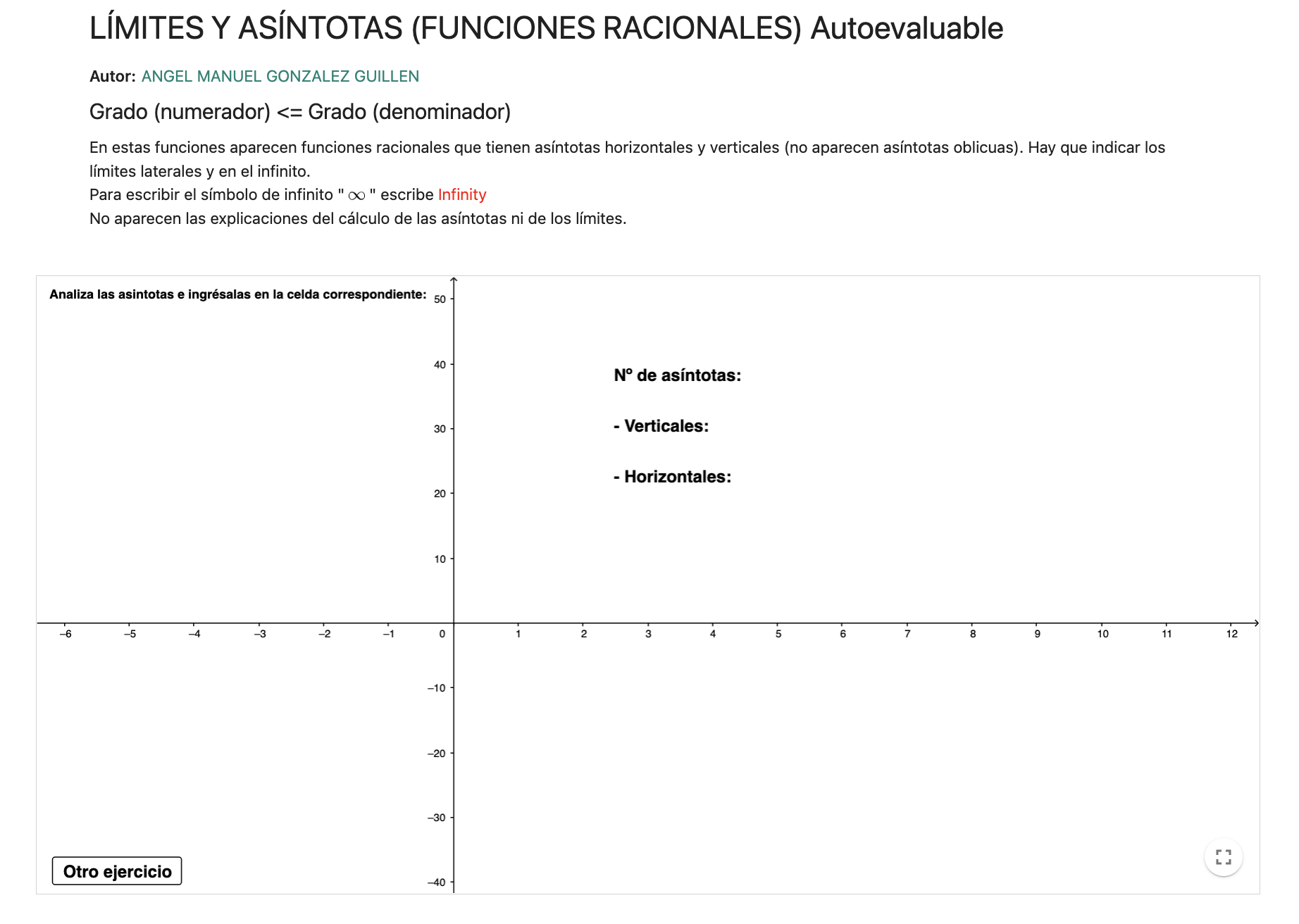 Imagen de Límites y asíntotas (funciones racionales)
