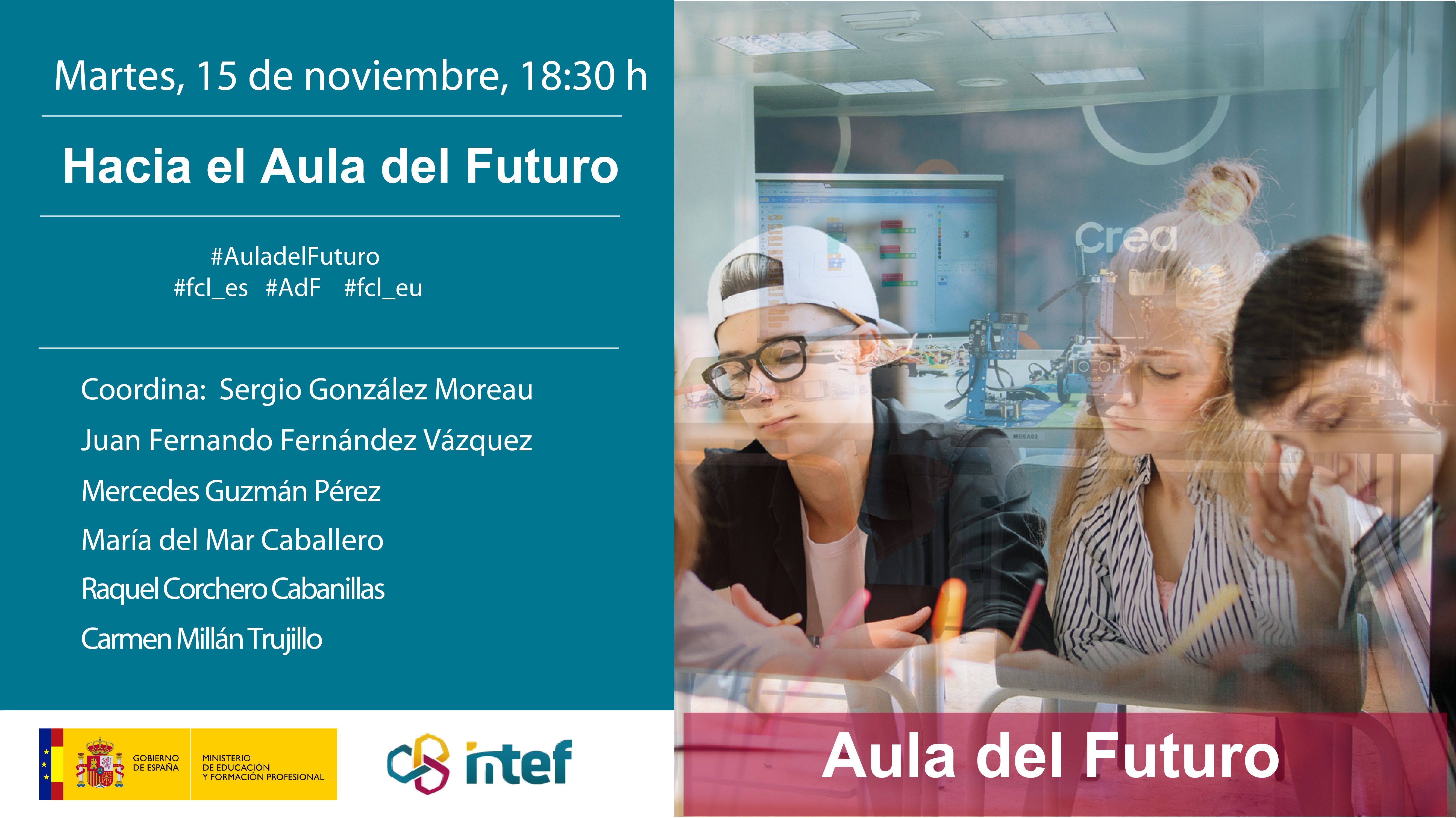 Evento en directo «Hacia el Aula del Futuro»